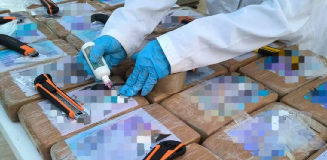 Elementos de la Octava Región Naval, decomisaron unos 30 kilos de cocaína en aguas del puerto de Acapulco, Guerrero