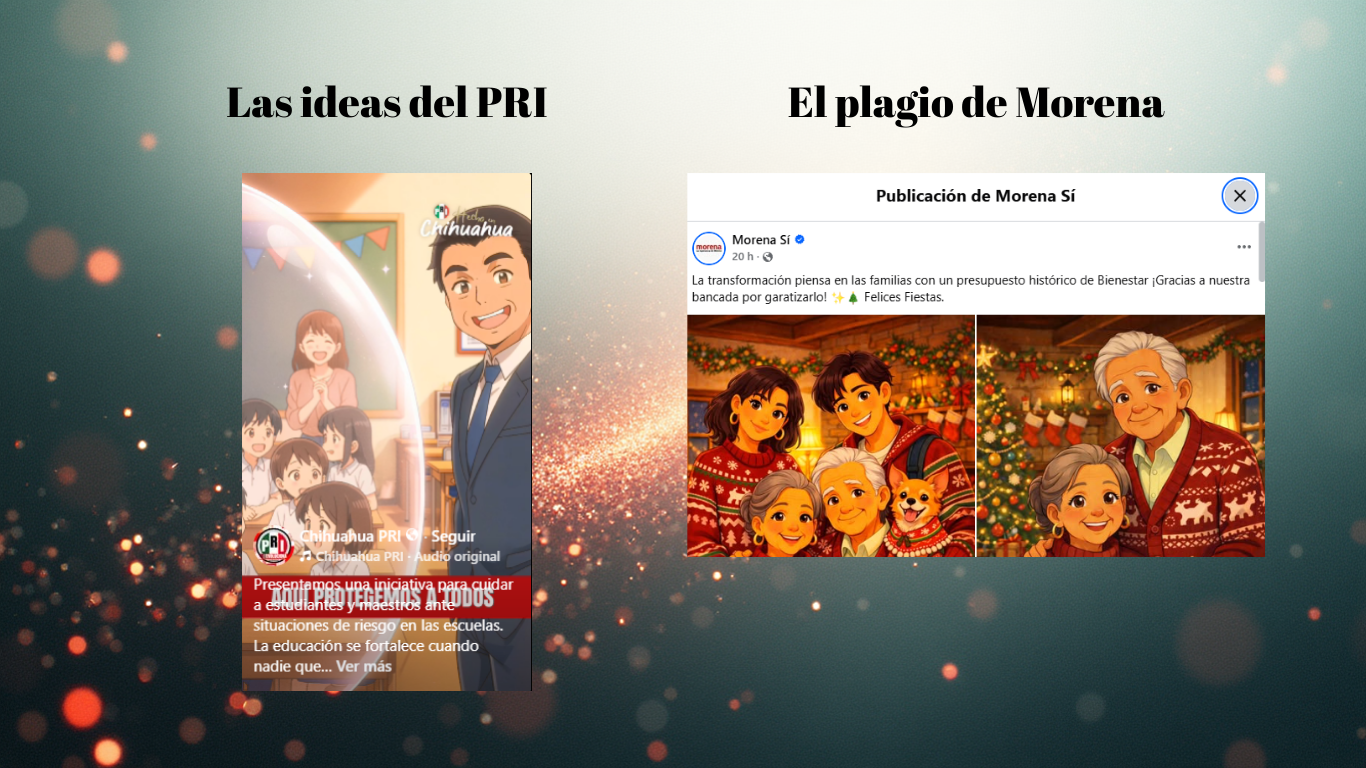 ¡Atrapados en la mentira! Morena presume honestidad pero le roba descaradamente las ideas al PRI