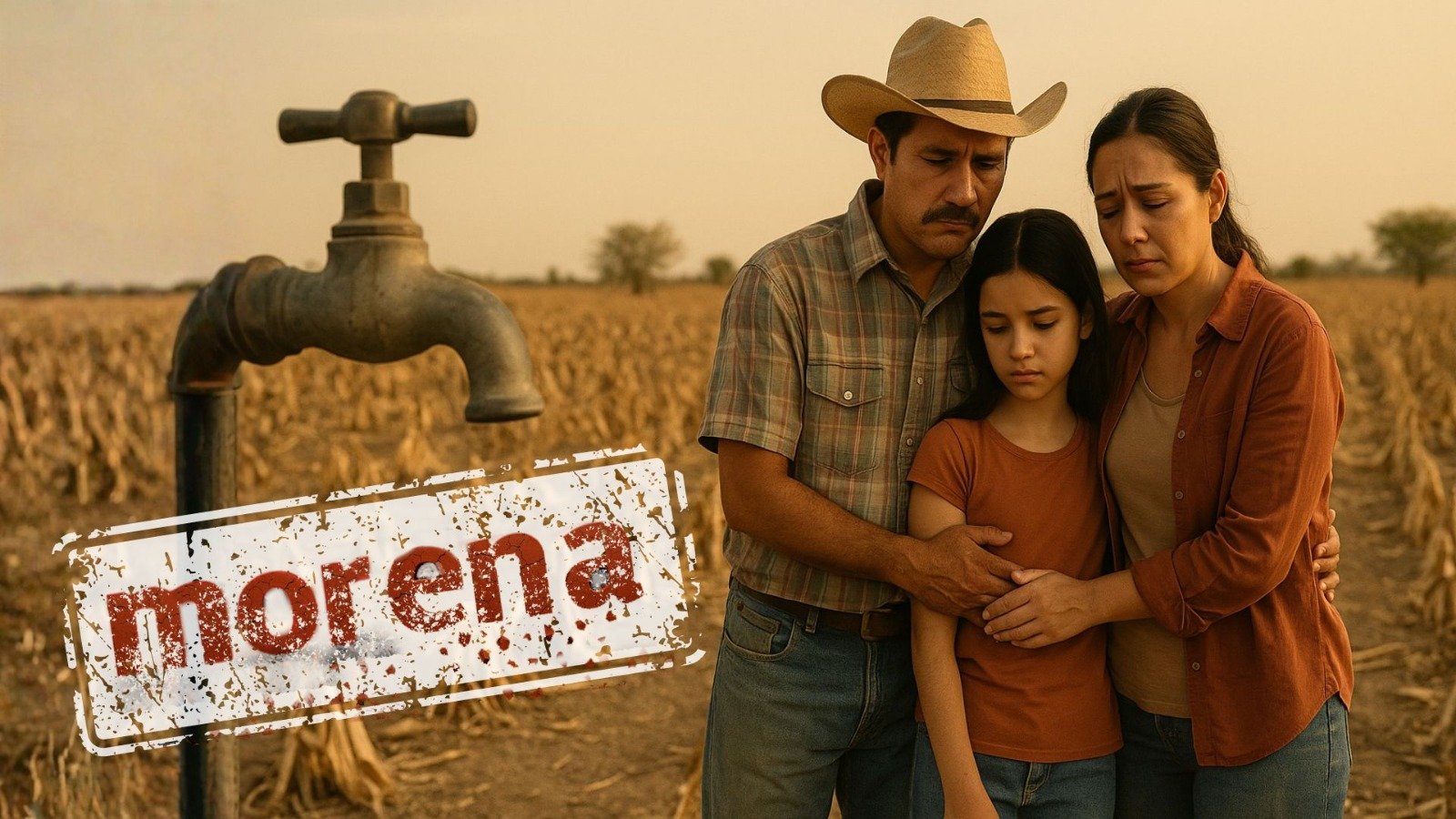 ¡El pacto del control total! El acarreo en el Zócalo busca ocultar la Ley de Aguas que amenaza la soberanía hídrica y 7 años de impunidad