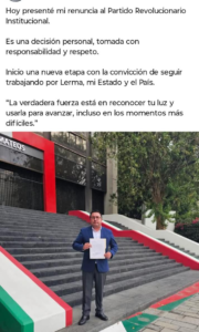 El parásito del poder: Miguel Ramírez Ponce traiciona a Lerma y huye del PRI para evitar la justicia